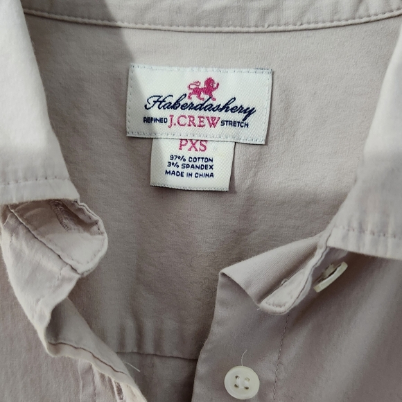 J Crew Haberdashery Long Sleeve Collared Button-up/Button down Shirt Size PXS - Picture 2 of 12